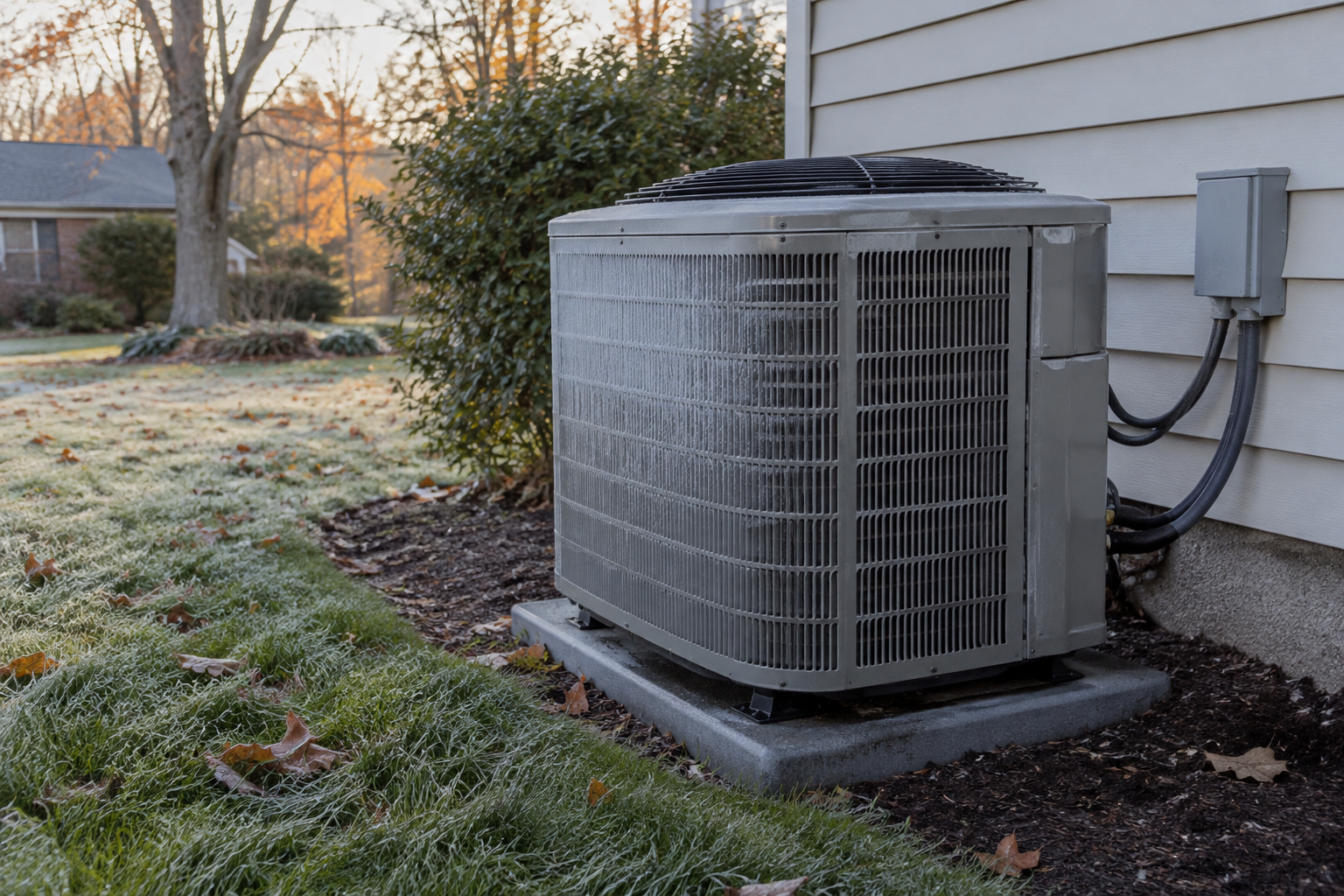 October Heat Pump Frost: What’s Normal and What Isn’t