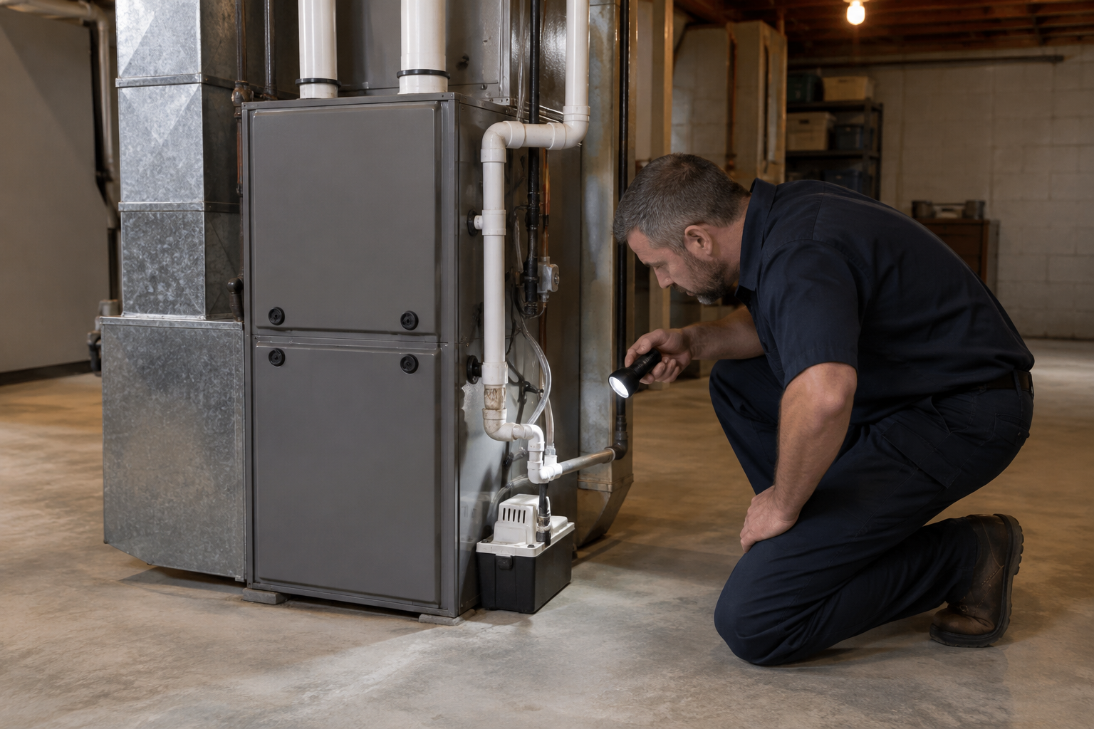 Why Your High-Efficiency Furnace Needs a Clear Drain